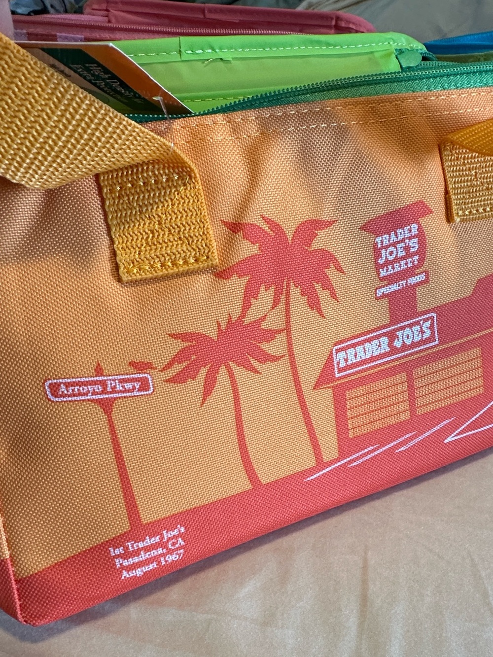 One NWT Trader Joe’s Mini Insulated Bag Orange